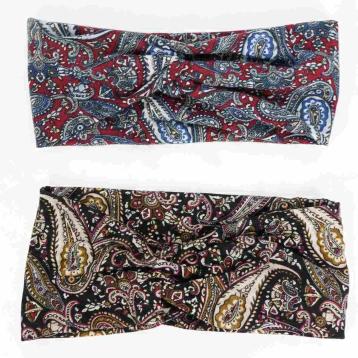 Fascia per capelli donna fantasia pasley